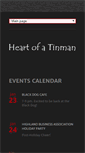 Mobile Screenshot of heartofatinman.com